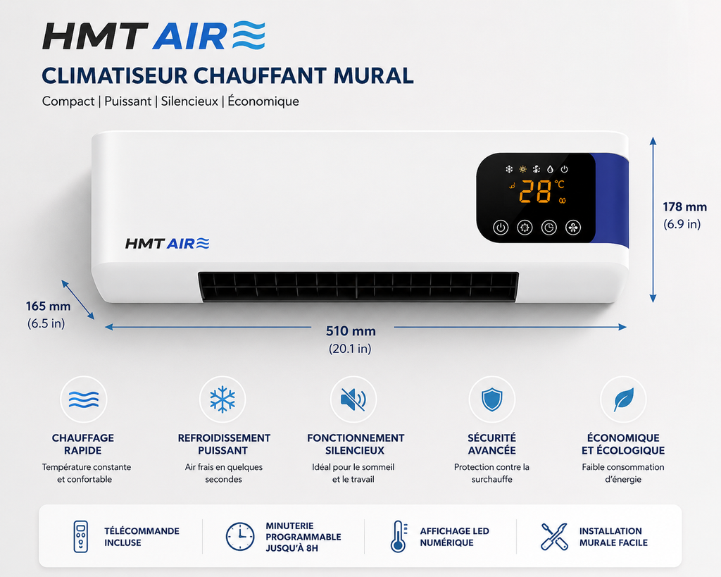 HMT AIR ArcticWall™ 2000W ❄️