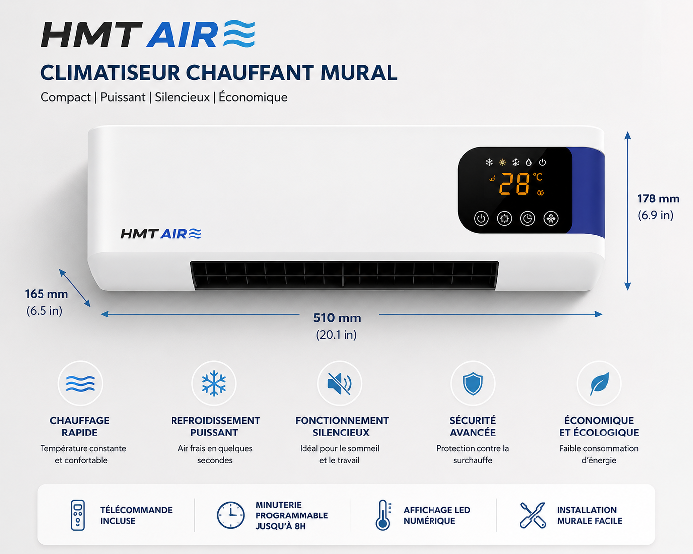 HMT AIR ArcticWall™ 2000W ❄️